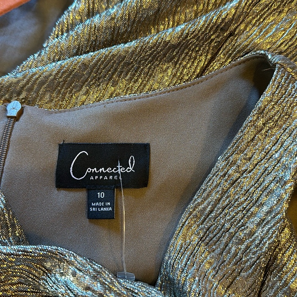 Silver And Goldish Stretchy Dress